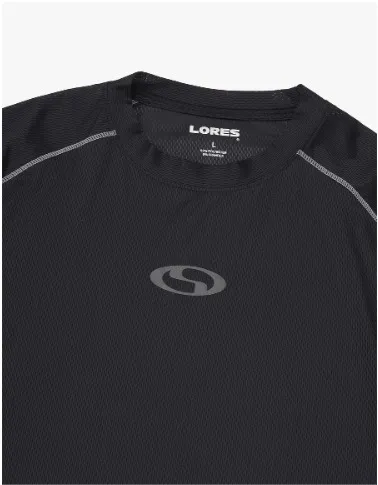 LORES  |Unisex Street Style Long Sleeves Plain Logo Tops