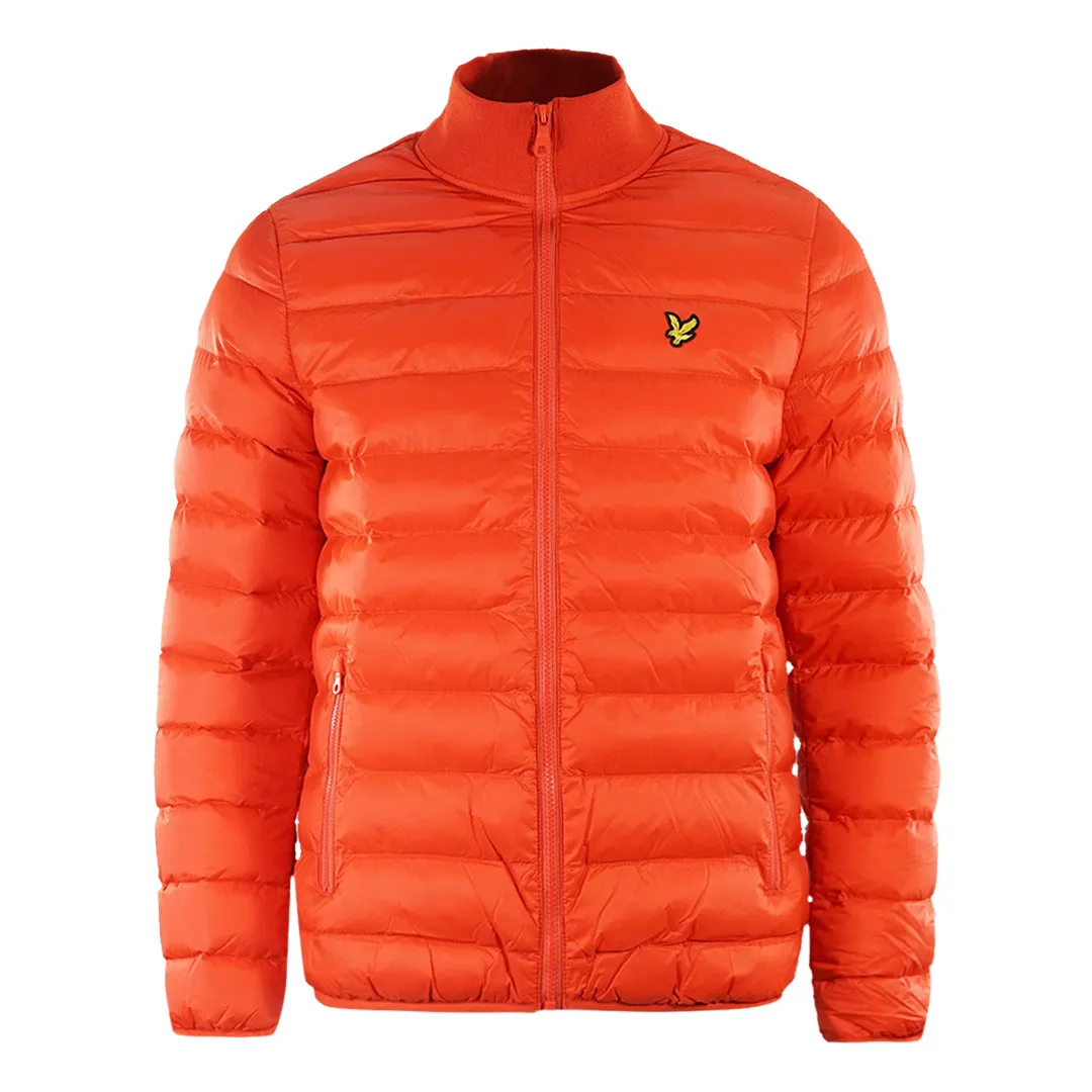 Lyle & Scott Packable Puffer Burnt Orange Jacket