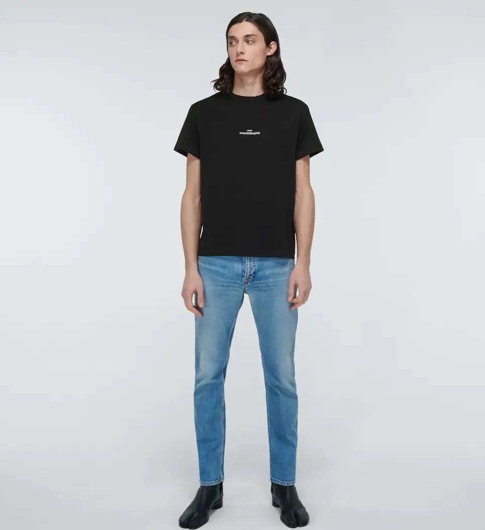 Maison Margiela  |Plain Cotton Logo Designers T-Shirts