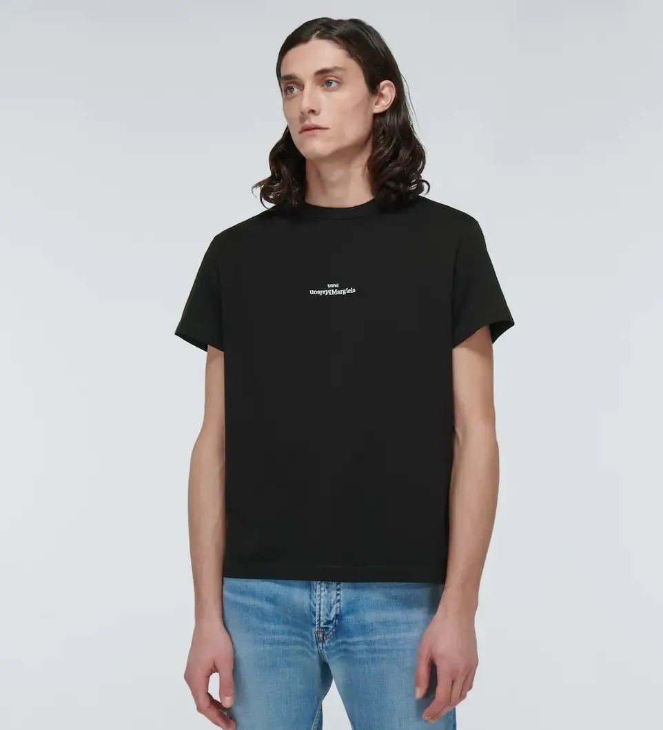 Maison Margiela  |Plain Cotton Logo Designers T-Shirts