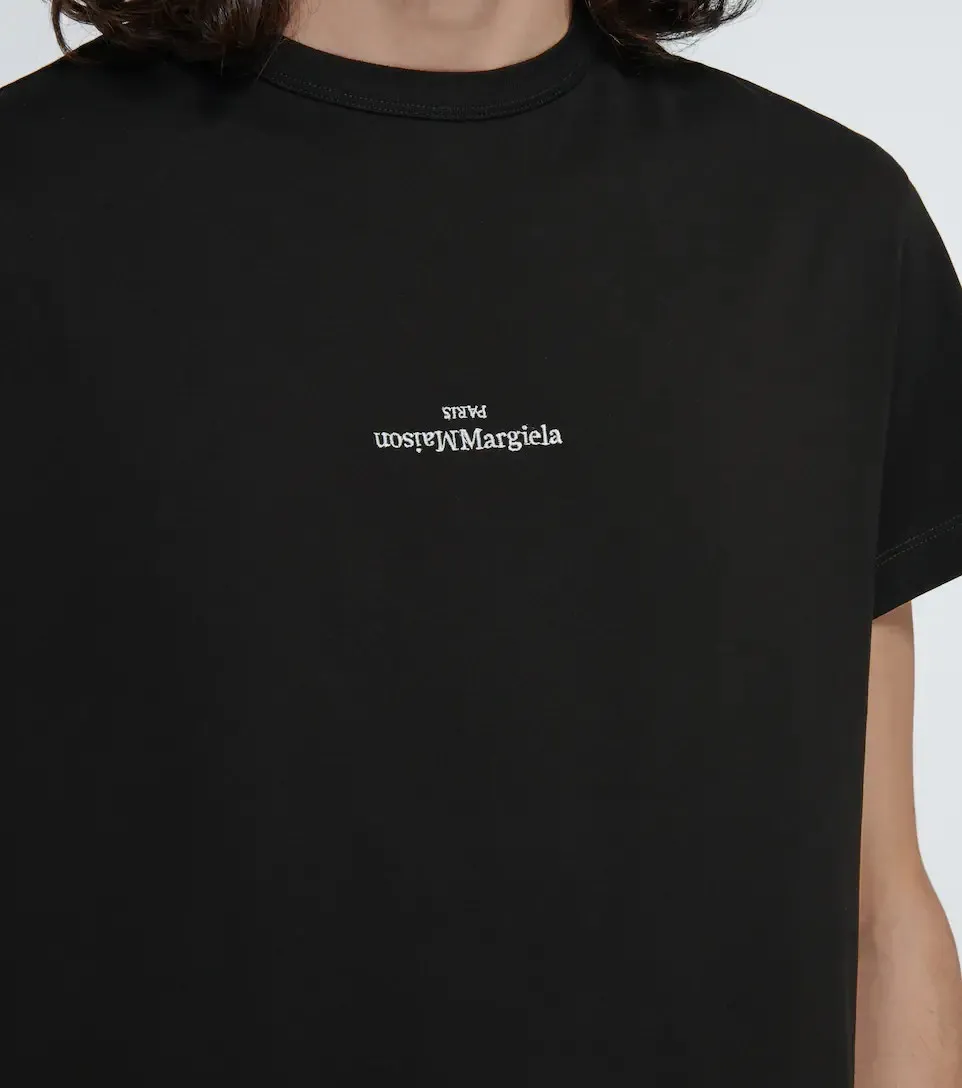 Maison Margiela  |Plain Cotton Logo Designers T-Shirts