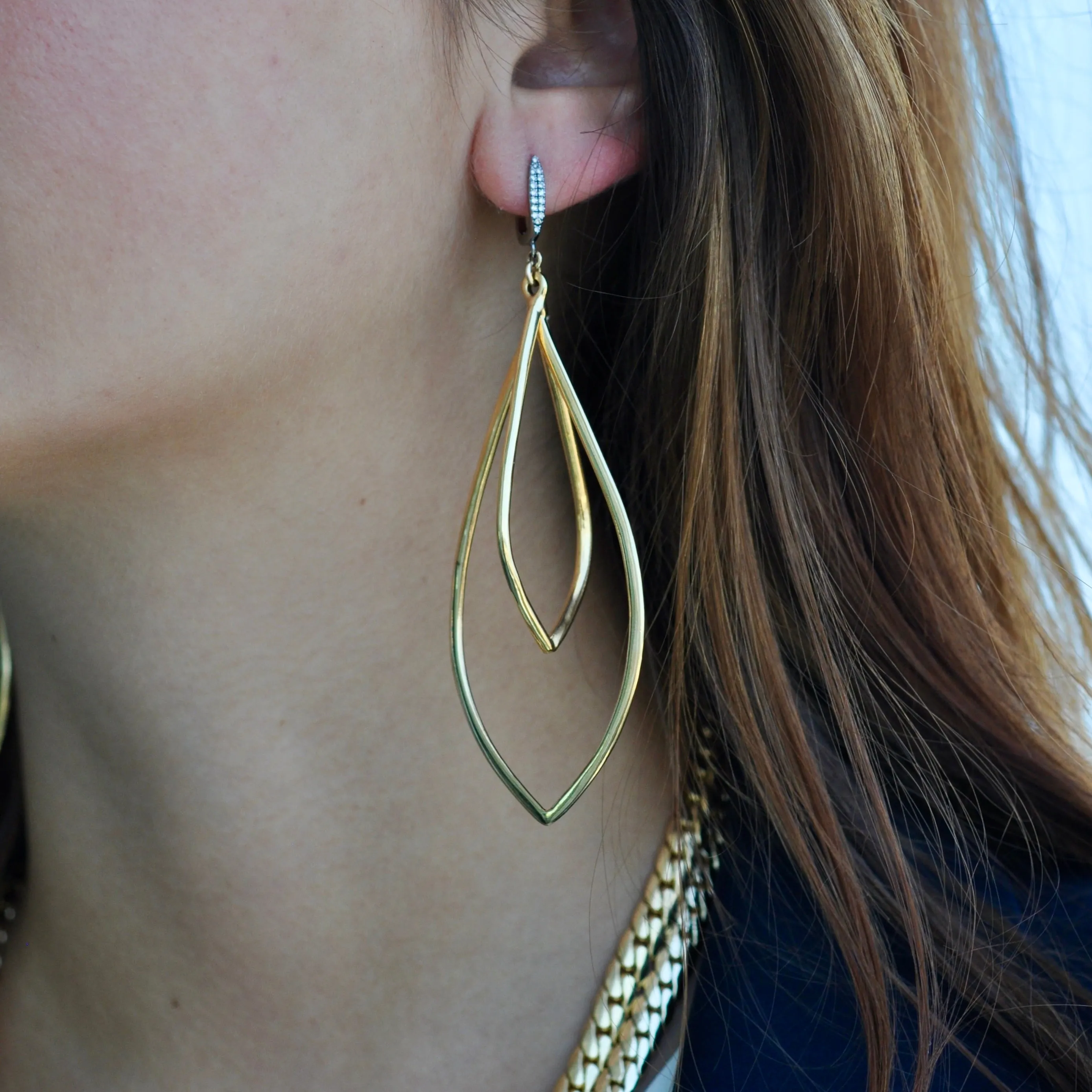 MARLEY STATEMENT DROP EARRINGS