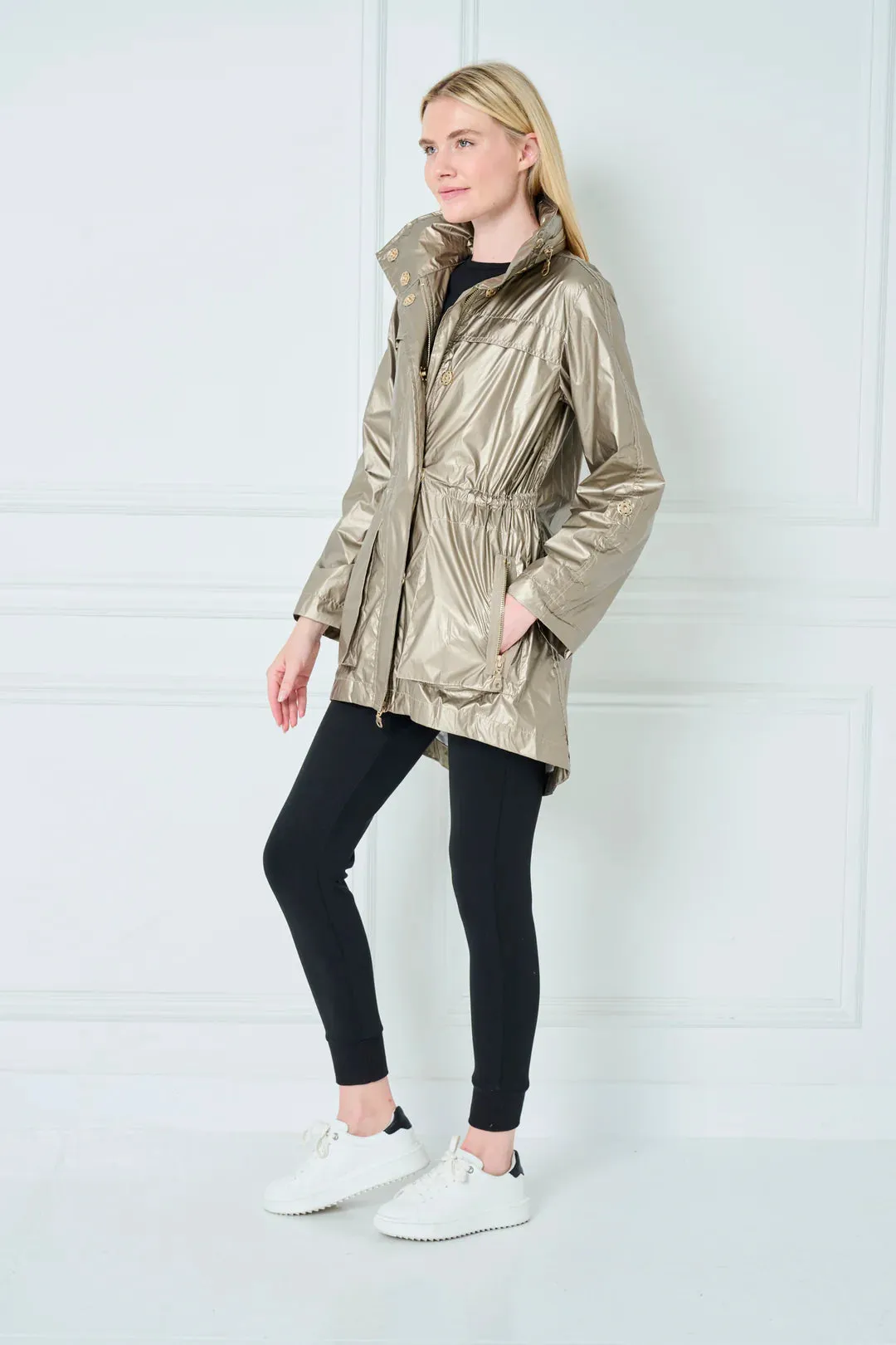 Metallic Rain Jacket