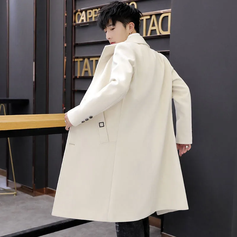 Mid-length Trench Coat Men's