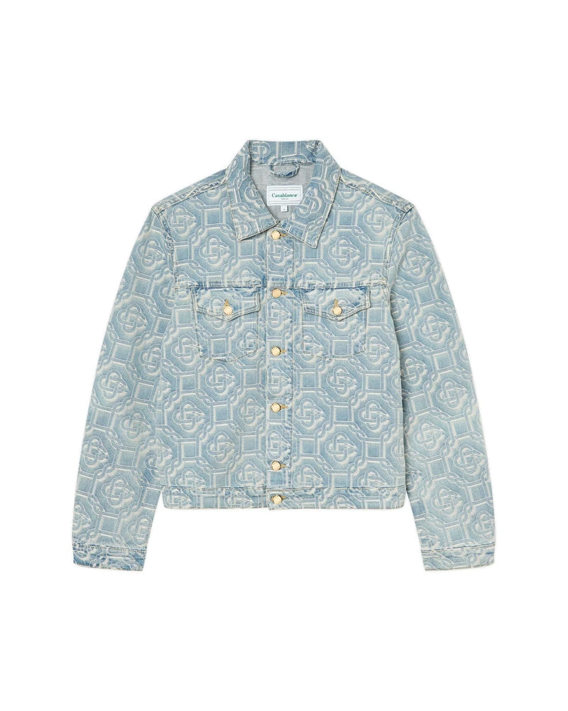 		Monogram Vintage Wash Denim Jacket	