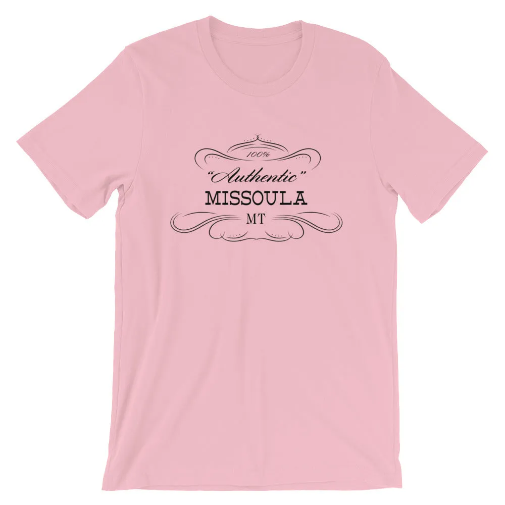 Montana - Missoula MT - Short-Sleeve Unisex T-Shirt - Authentic