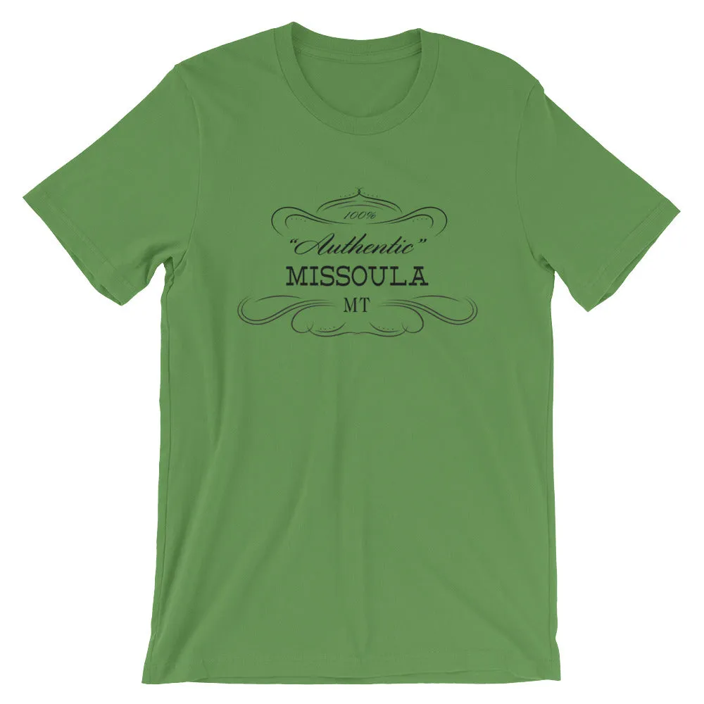 Montana - Missoula MT - Short-Sleeve Unisex T-Shirt - Authentic