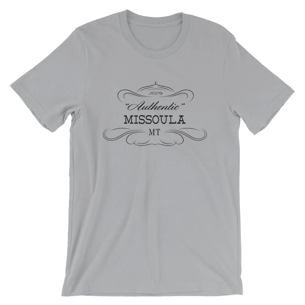 Montana - Missoula MT - Short-Sleeve Unisex T-Shirt - Authentic