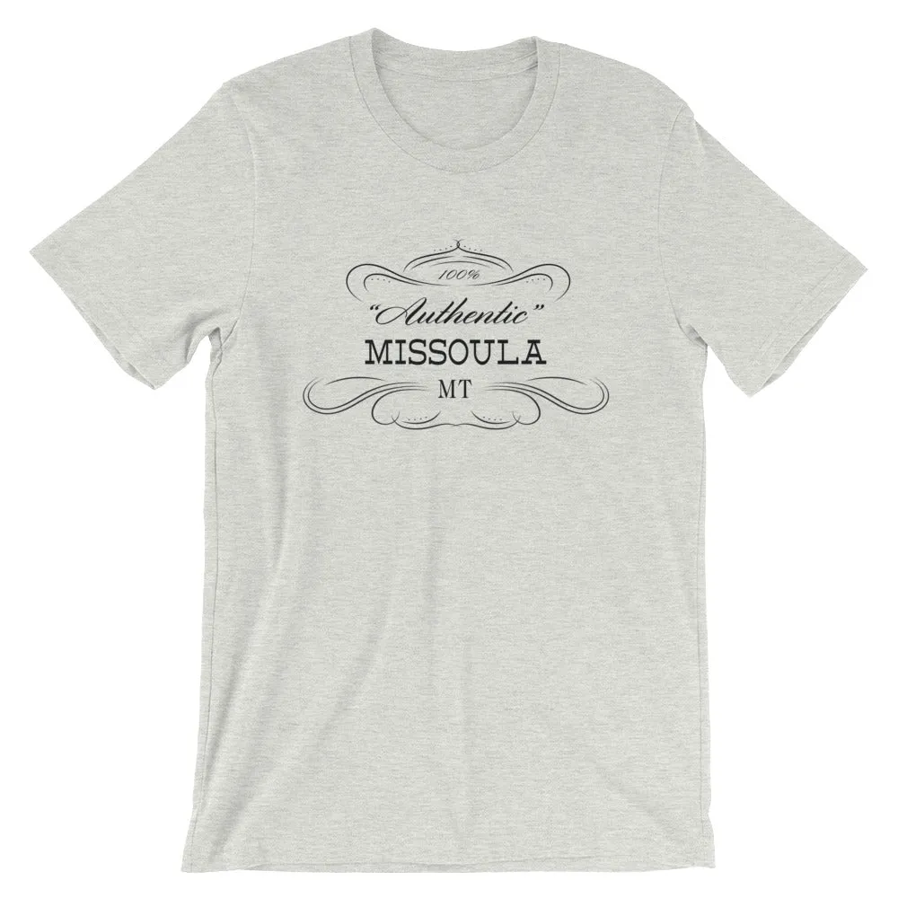 Montana - Missoula MT - Short-Sleeve Unisex T-Shirt - Authentic