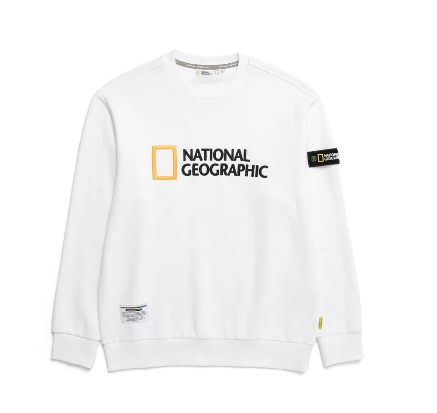 NATIONAL GEOGRAPHIC  |Street Style Logo Sweatshirts