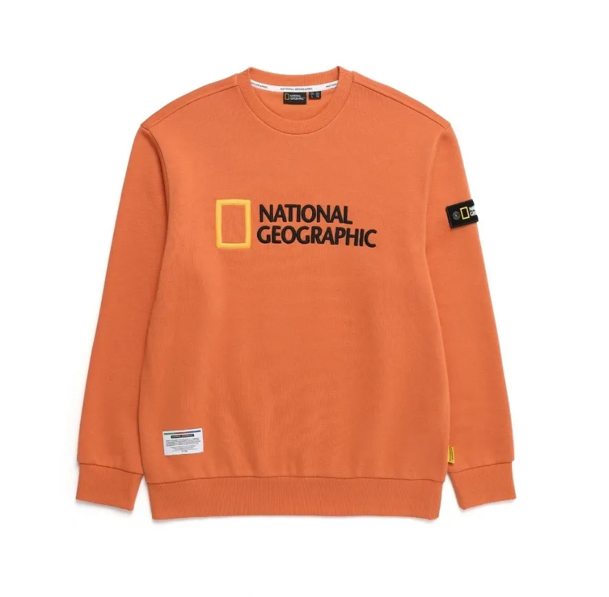 NATIONAL GEOGRAPHIC  |Street Style Logo Sweatshirts