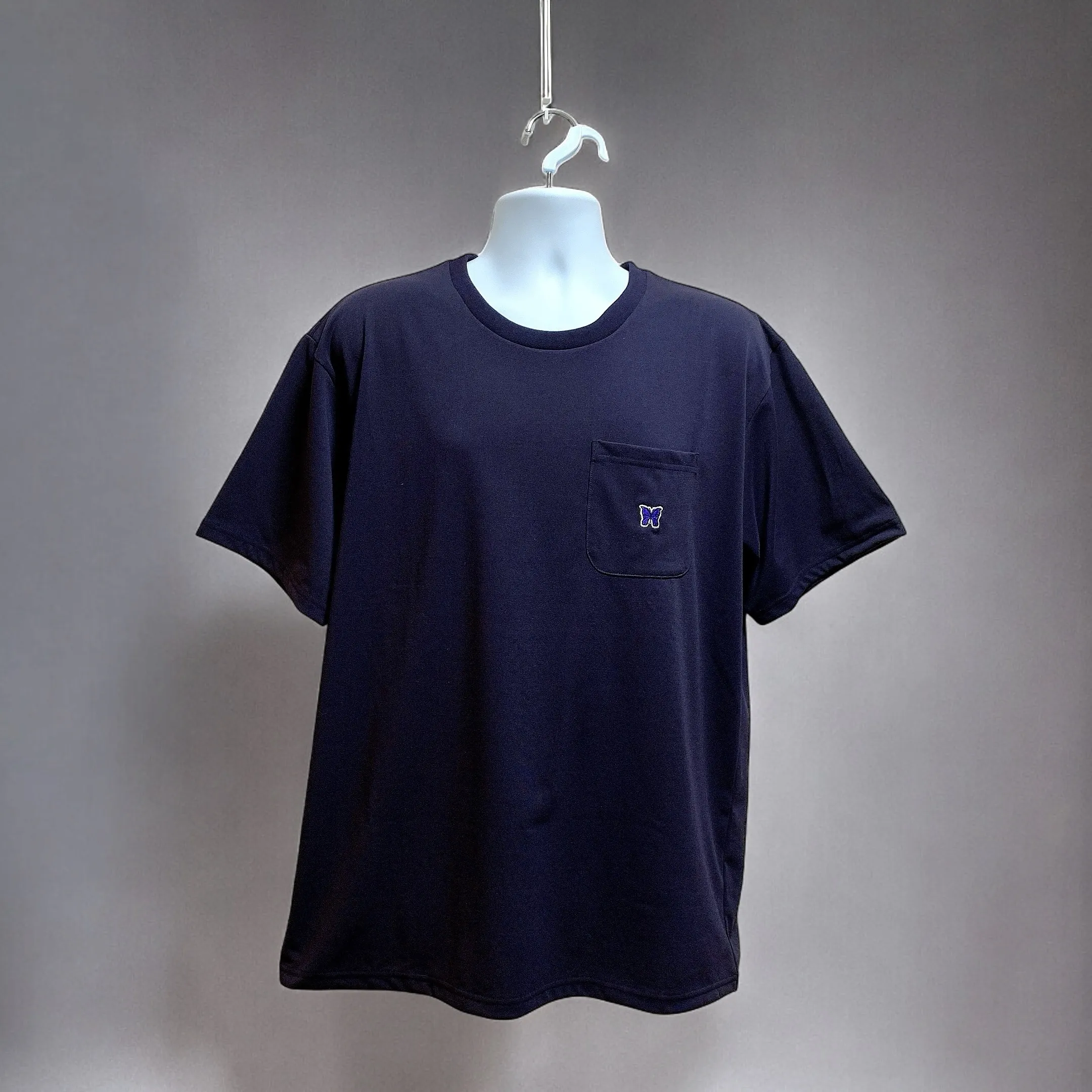 Needles  |Plain Short Sleeves Logo T-Shirts