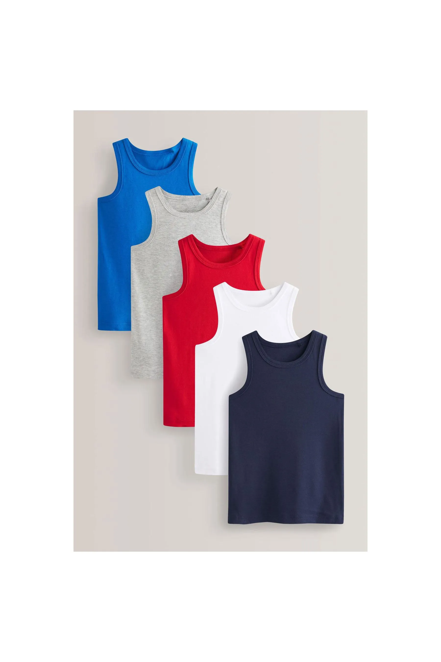 NEXT Vests 5 Pack Multicolor Boy Sets