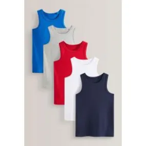 NEXT Vests 5 Pack Multicolor Boy Sets