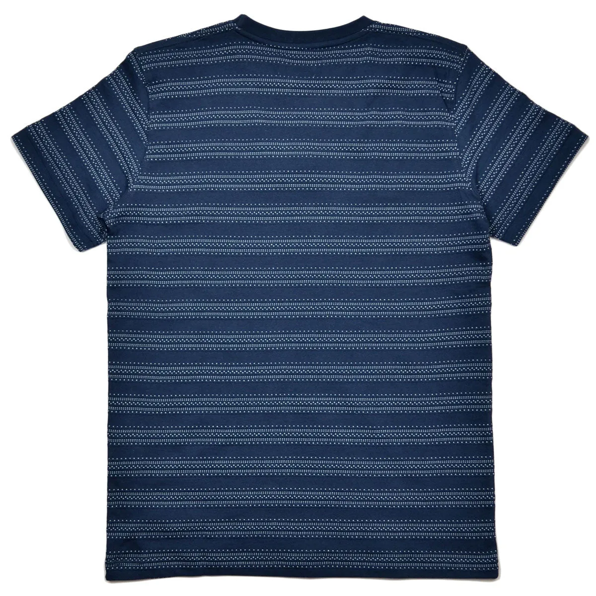 Norse Projects - Niels Texture Stripe T-shirt - Dark Navy