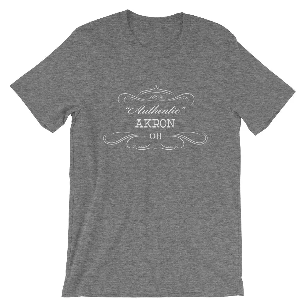 Ohio - Akron OH - Short-Sleeve Unisex T-Shirt - Authentic