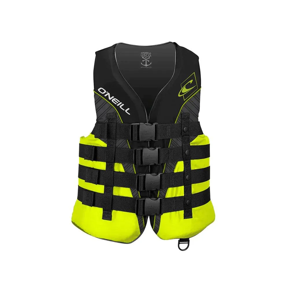 O'Neill Superlite 50N CE Vest Buoyancy Aid Black Lime