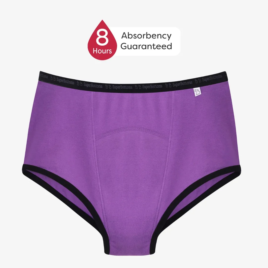 Pack of 3 MaxAbsorb Period Underwear (Lilac)