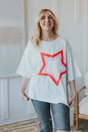 Patchwork Star Top - 2 Colors