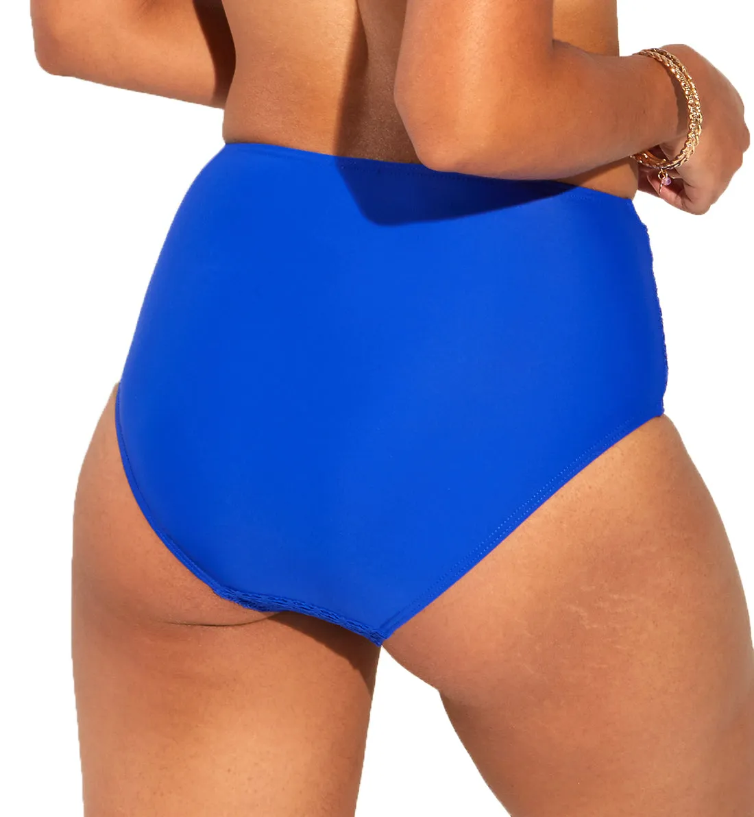 Pour Moi Sahara High Waist Control Swim Brief (20805) - Ultramarine