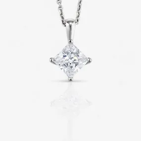 Princess Solitaire Pendant Basket