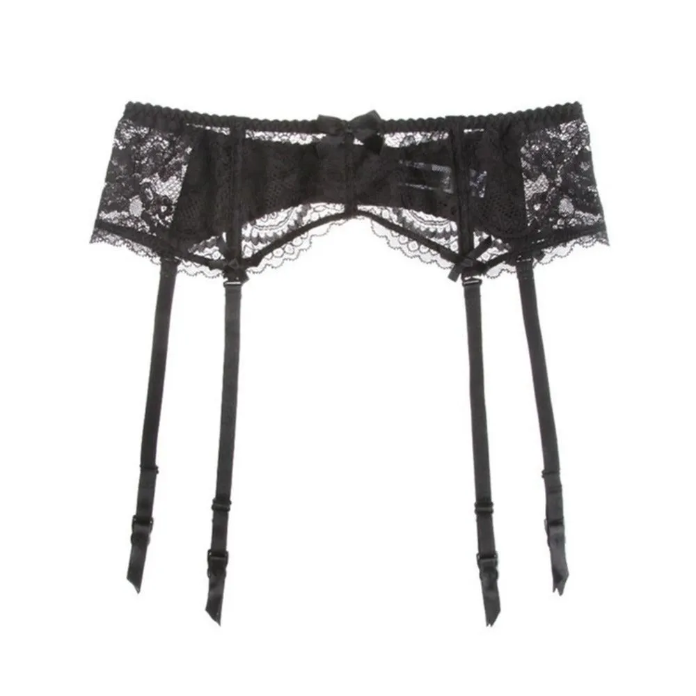 RAQUEL RIBBON LACE GARTER SET