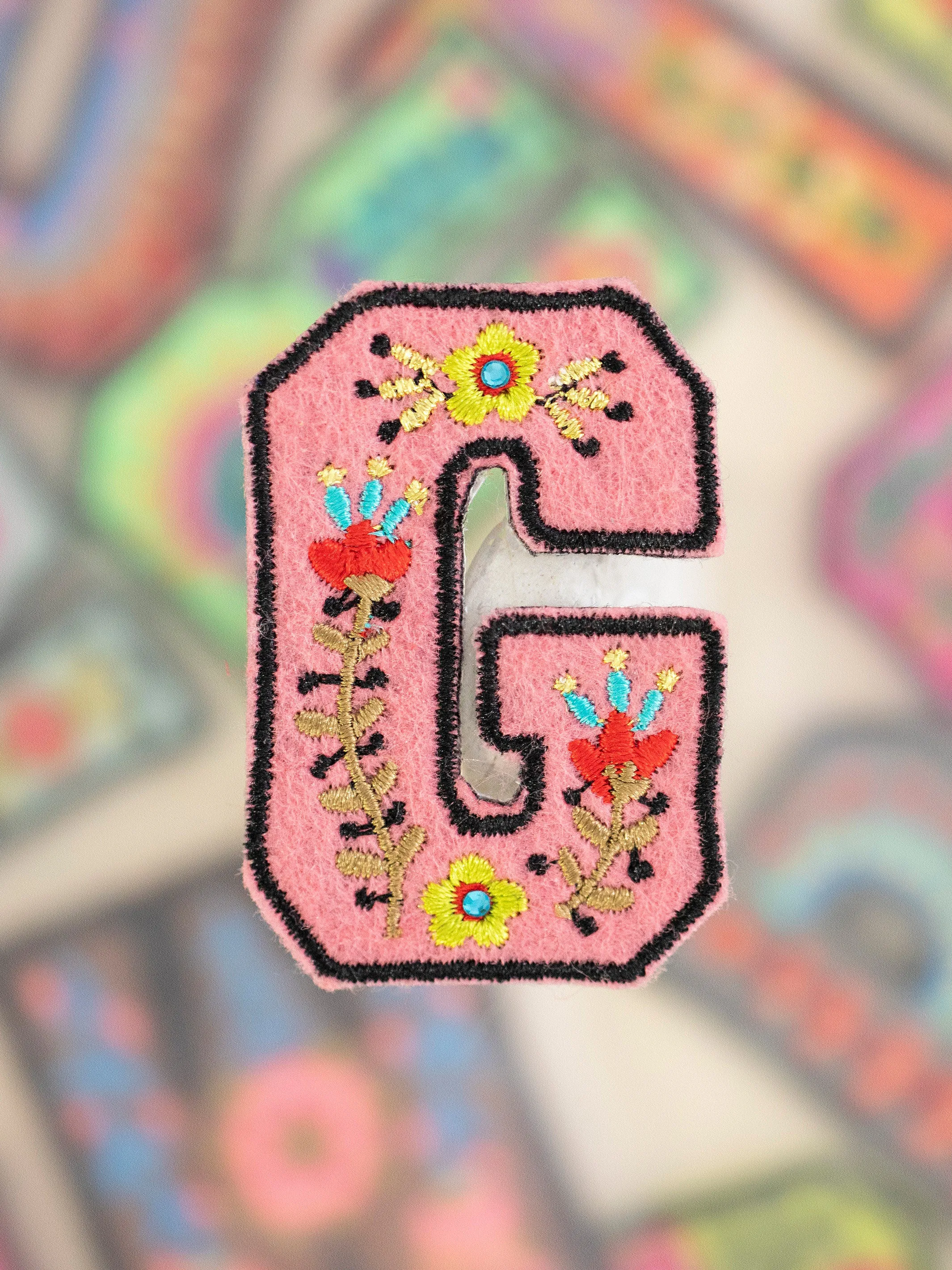 Stick-On Letter Patch - G