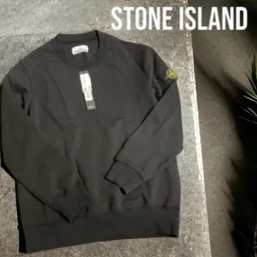 STONE ISLAND  |Street Style Cotton Logo Sweatshirts