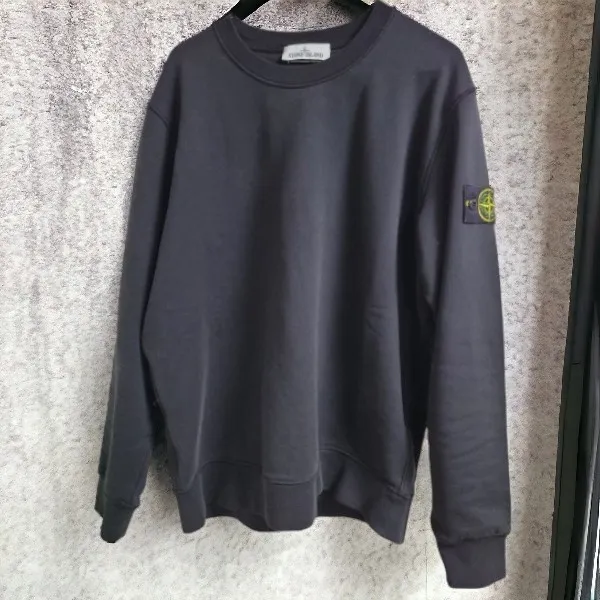 STONE ISLAND  |Street Style Cotton Logo Sweatshirts