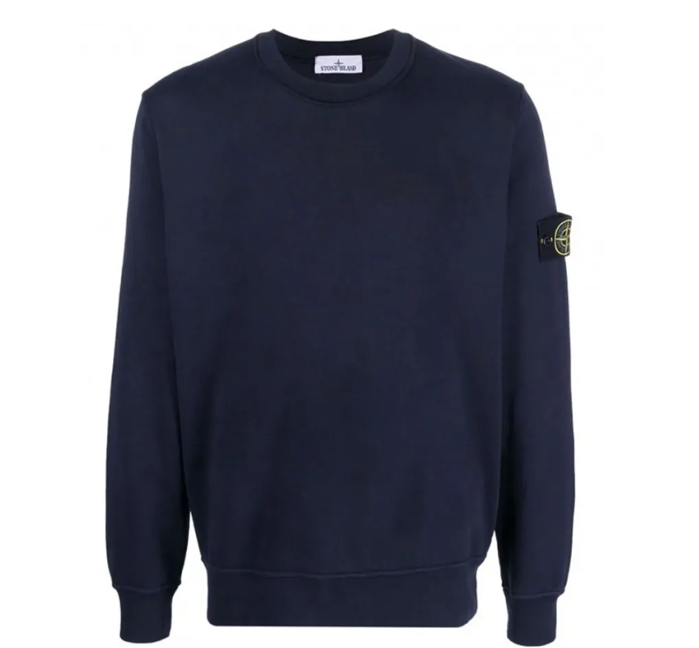 STONE ISLAND  |Unisex Street Style Logo Sweatshirts