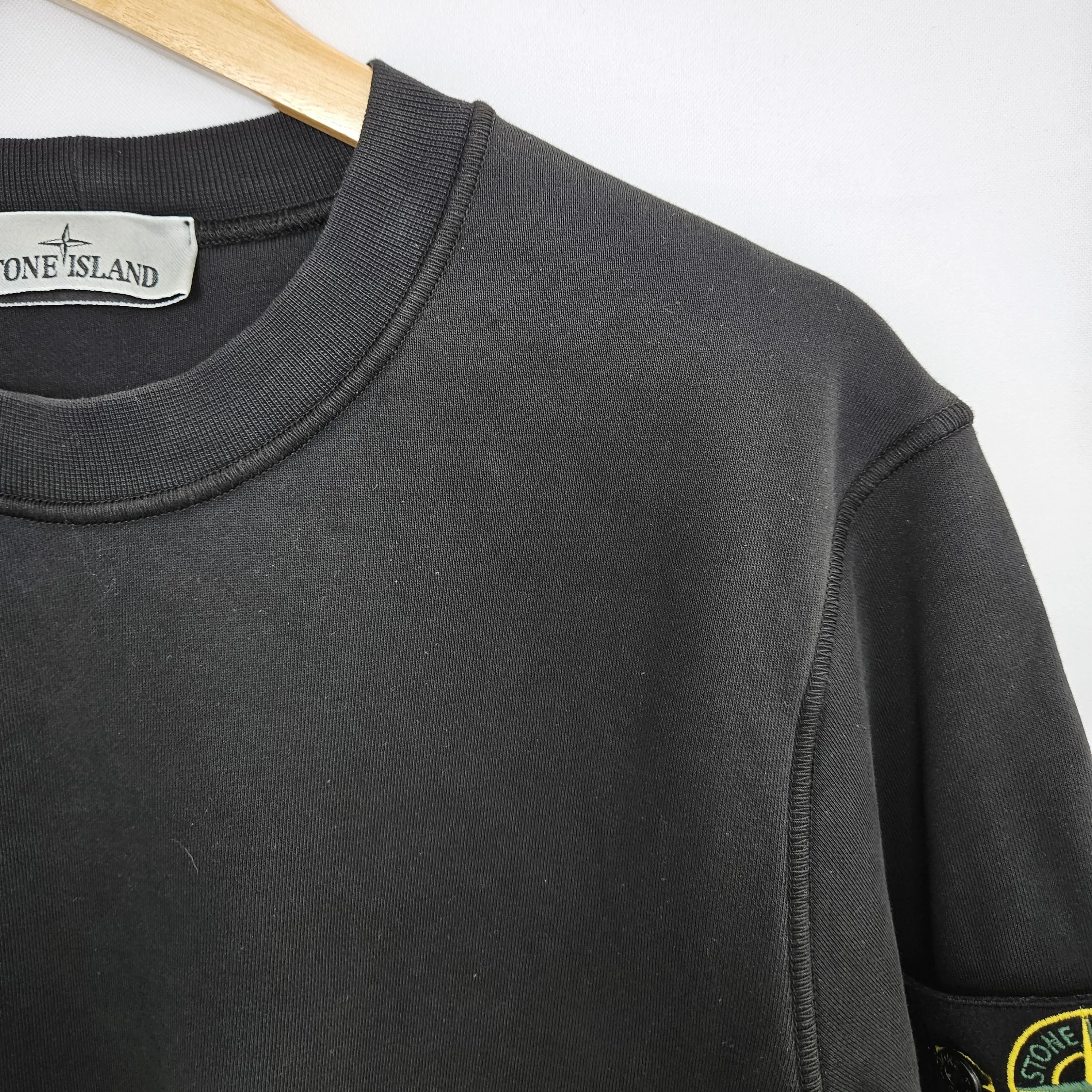 STONE ISLAND  |Unisex Street Style Logo Sweatshirts