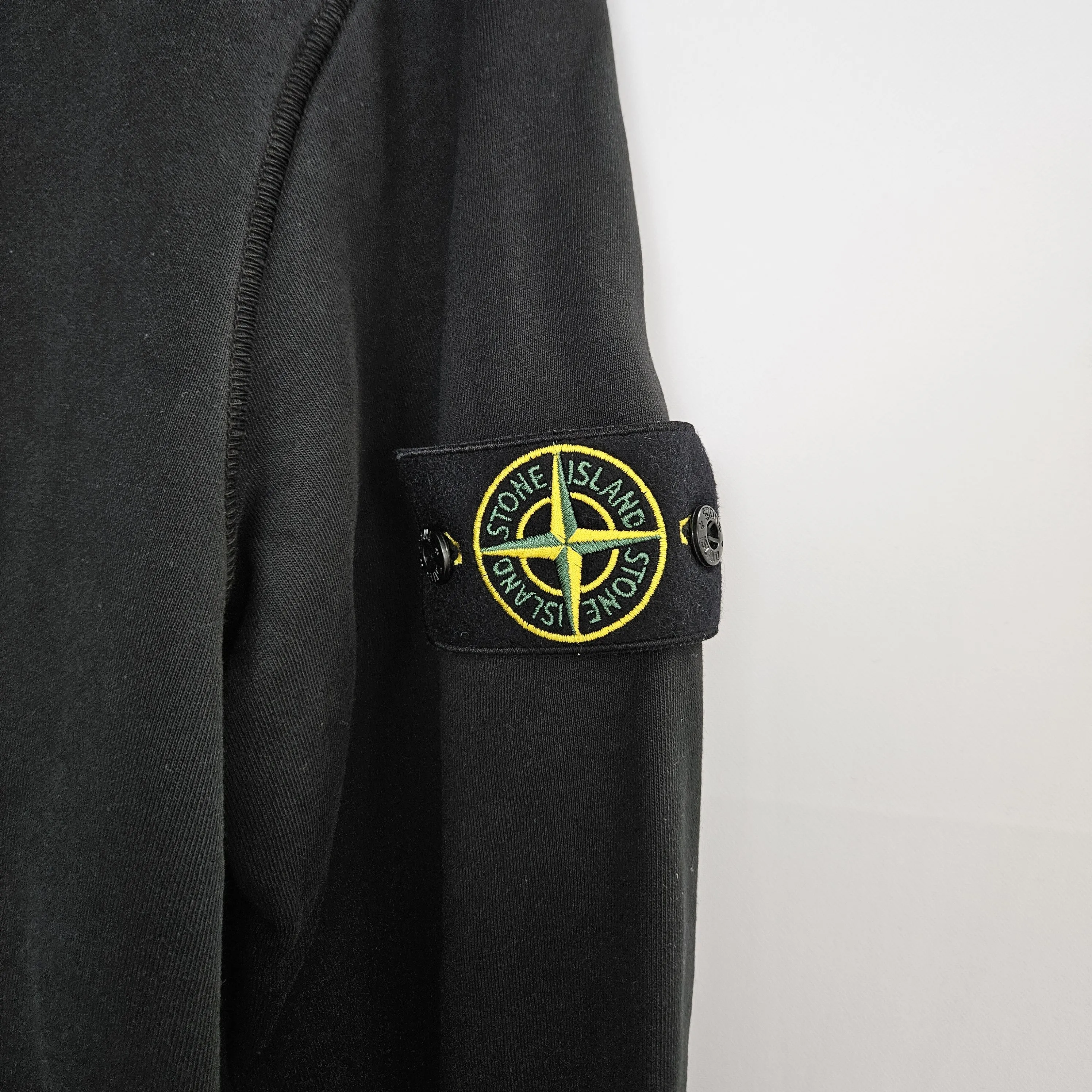 STONE ISLAND  |Unisex Street Style Logo Sweatshirts