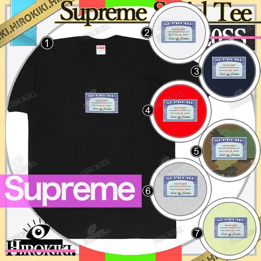 Supreme  |Skater Style T-Shirts