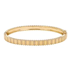 TISH FLUTED DIAMOND BANGLE