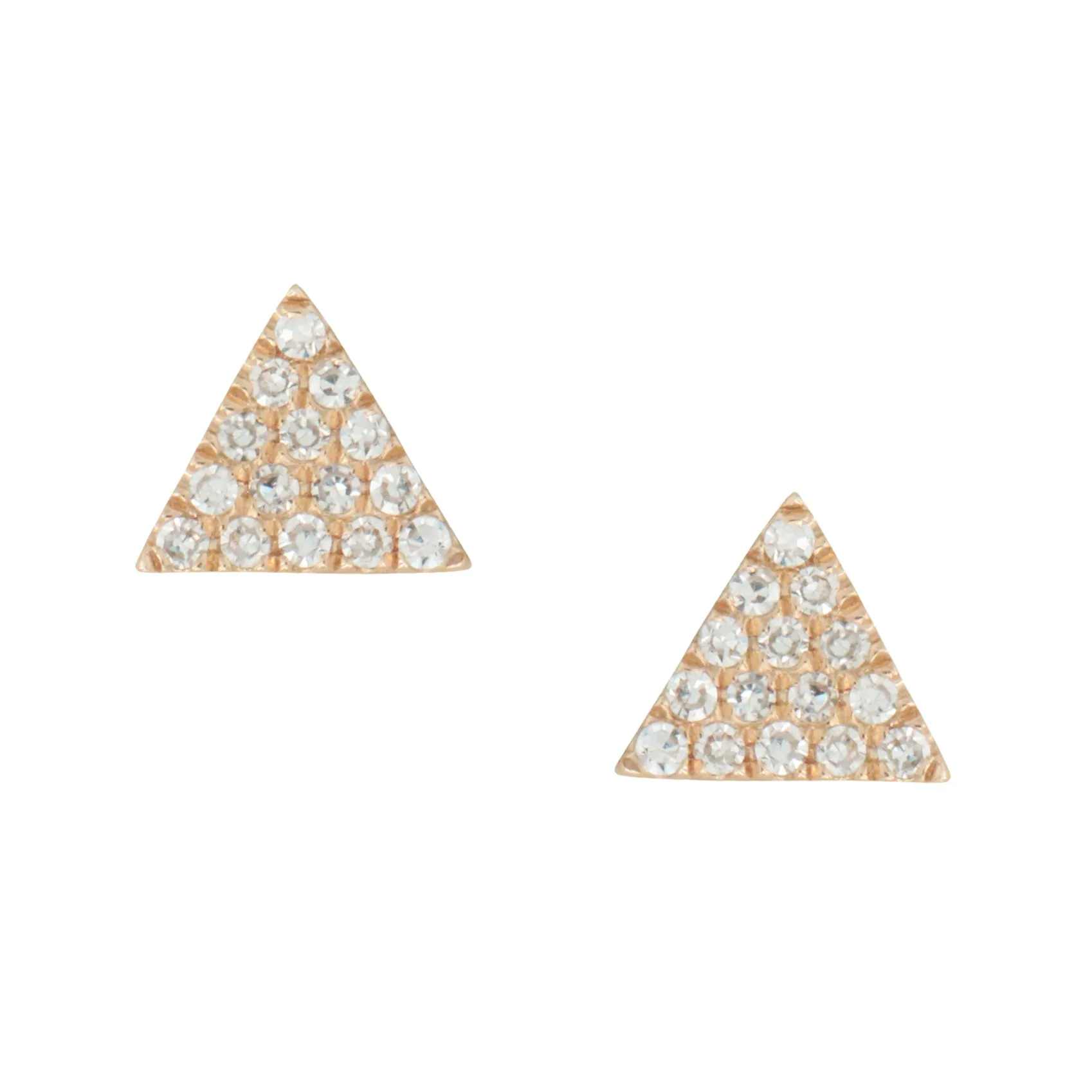 Triangle Diamond Studs