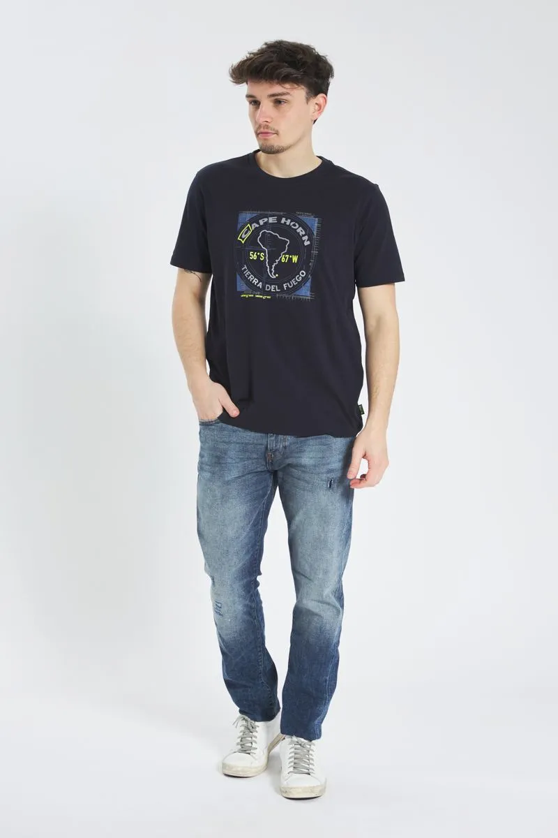 Tshirt Uomo Blu