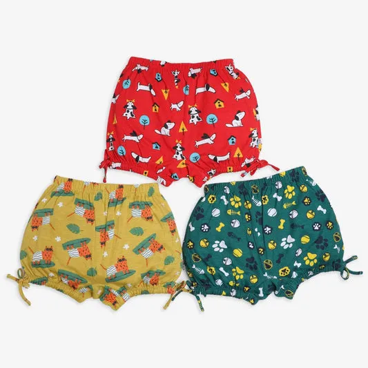 Unisex Toddler Bloomer -9 Pack (Paws Only - Finding Dino 2.0 - Unicorn Dreams)