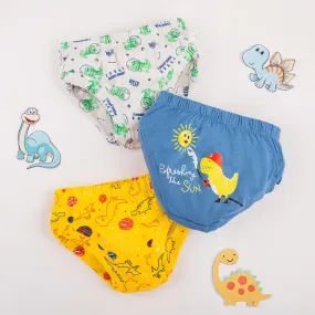 Unisex Toddler Briefs -3 Pack (Finding Dino)