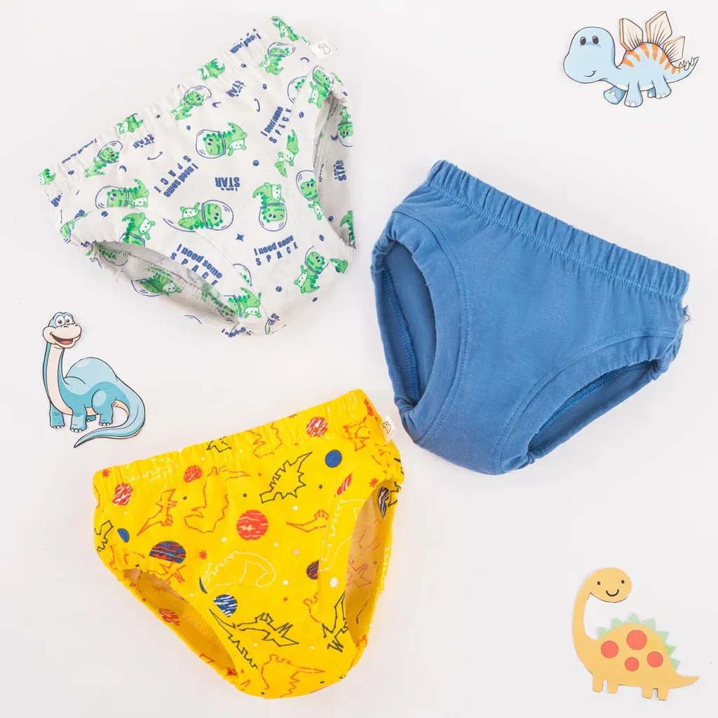 Unisex Toddler Briefs -3 Pack (Finding Dino)