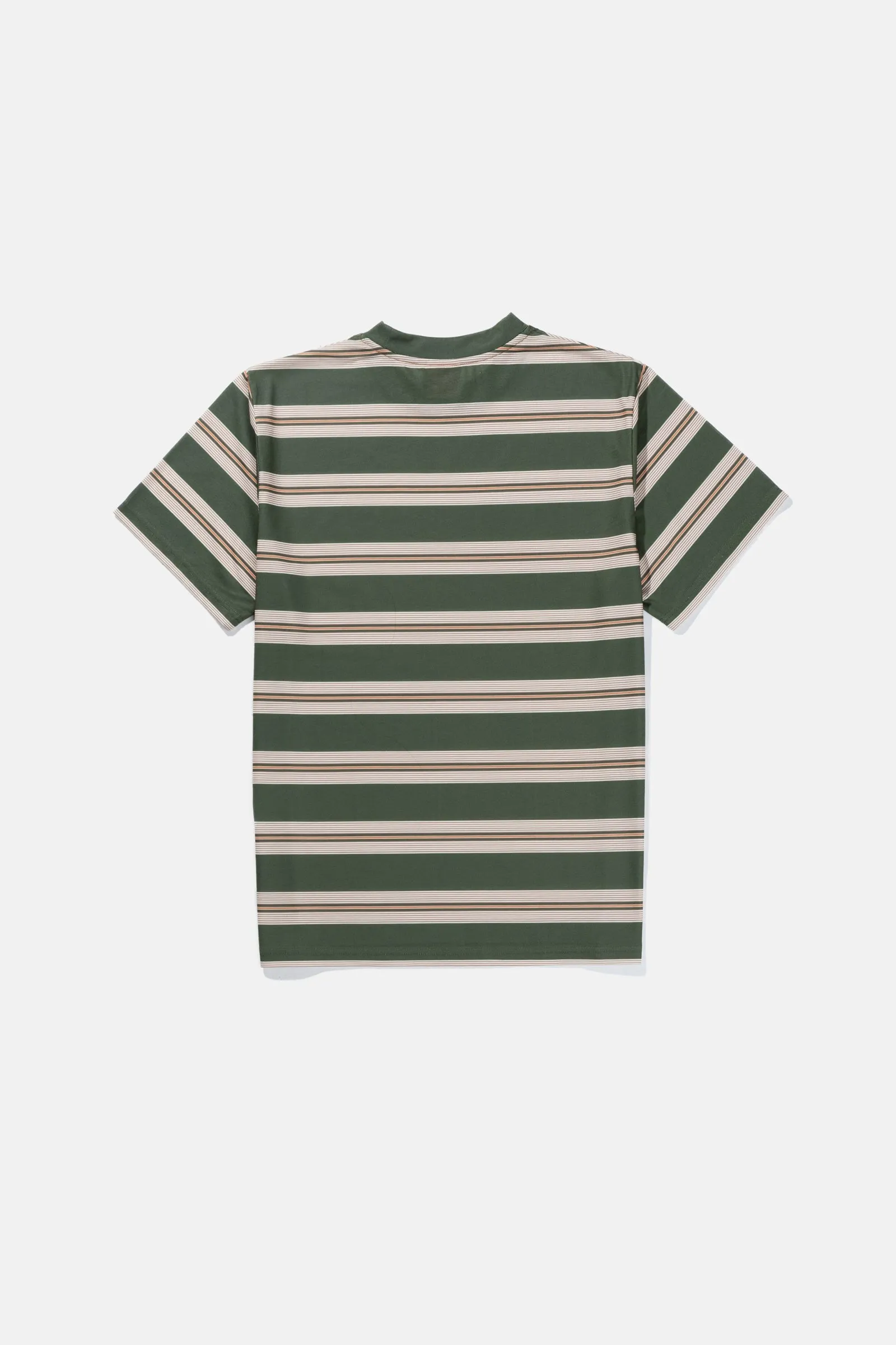 Vintage Stripe Ss T Shirt Olive