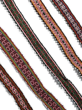 Watana Ties with Beaded Trim - Wide