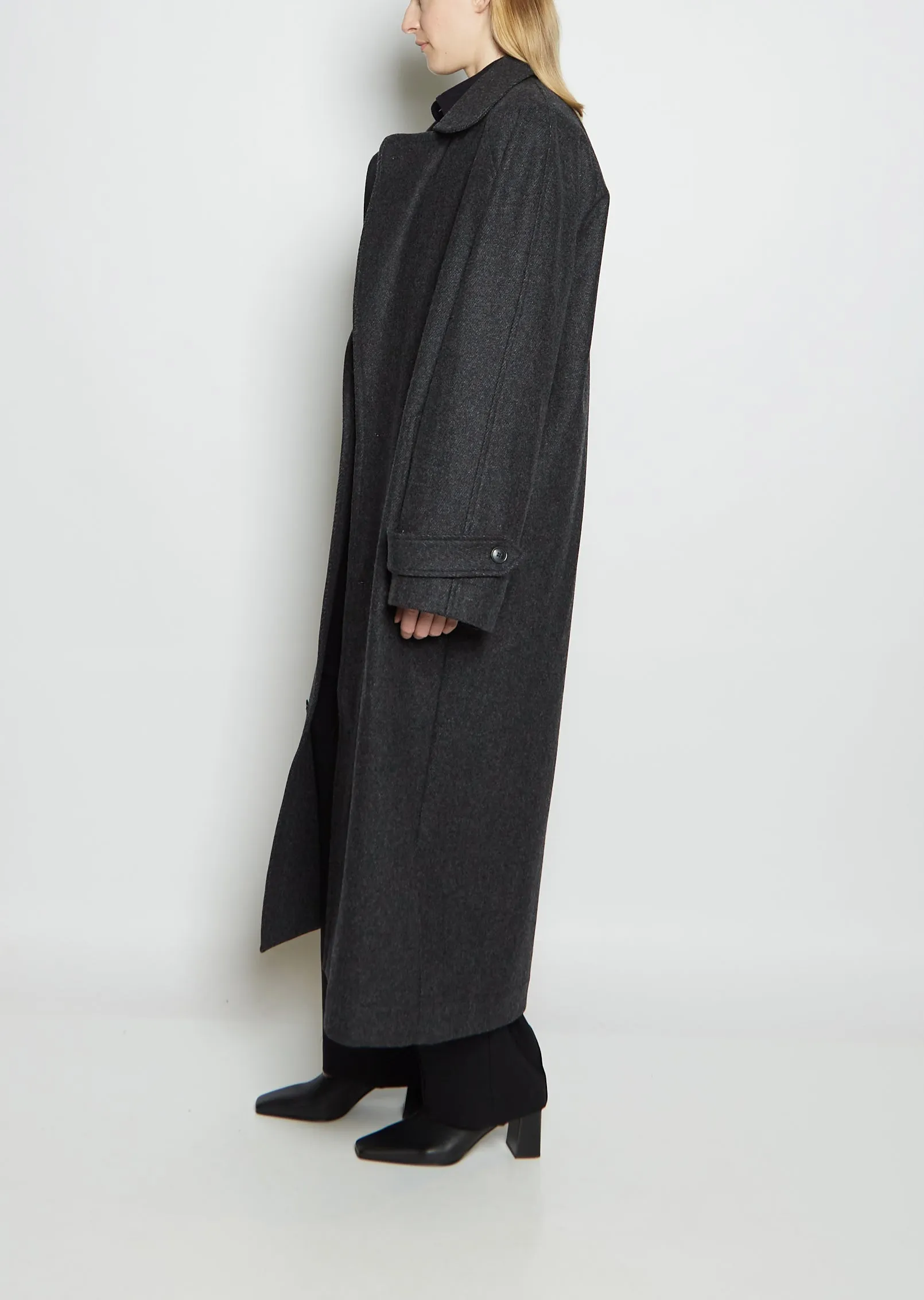 Wool Raglan Coat