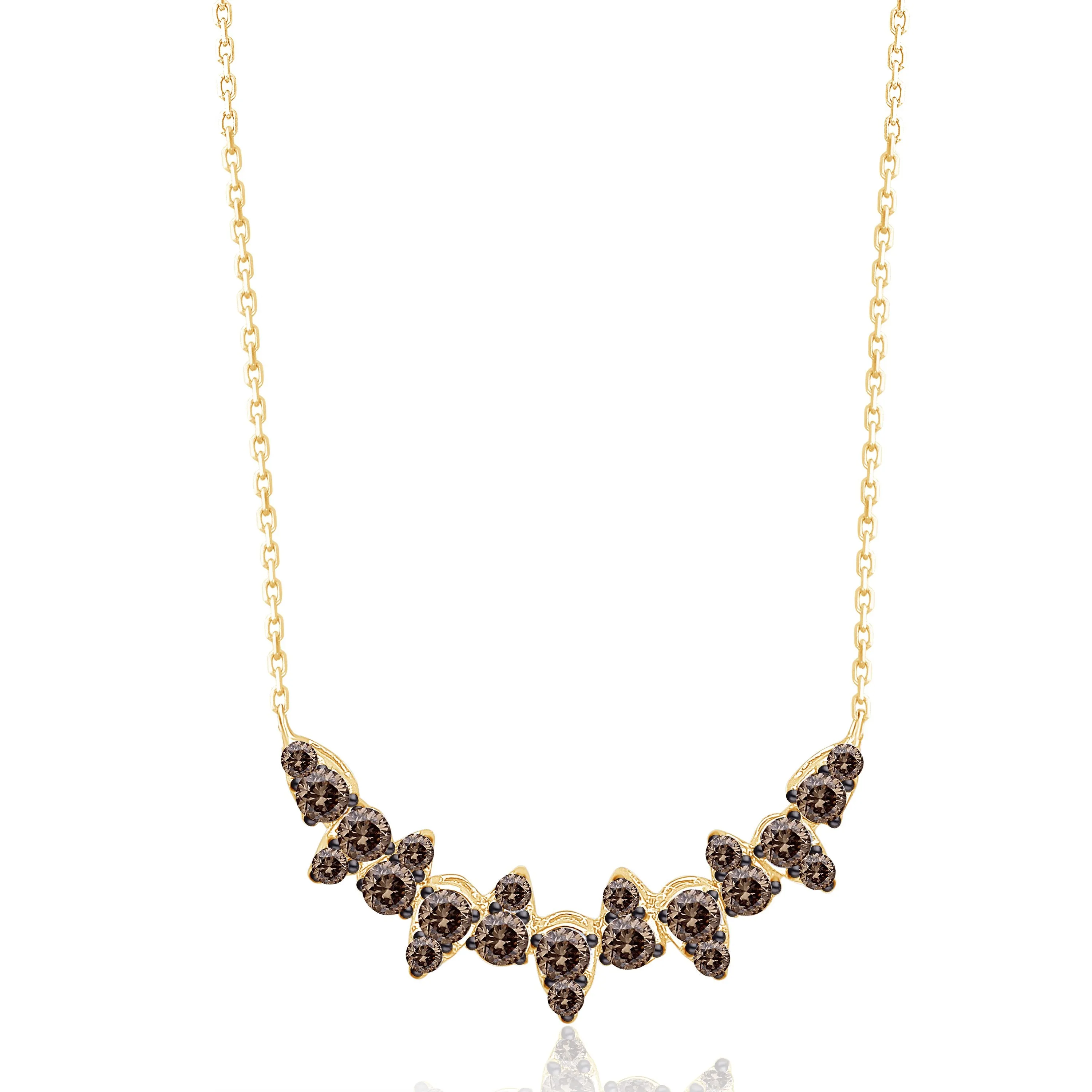 Yellow Gold Diamond Eternal Necklace