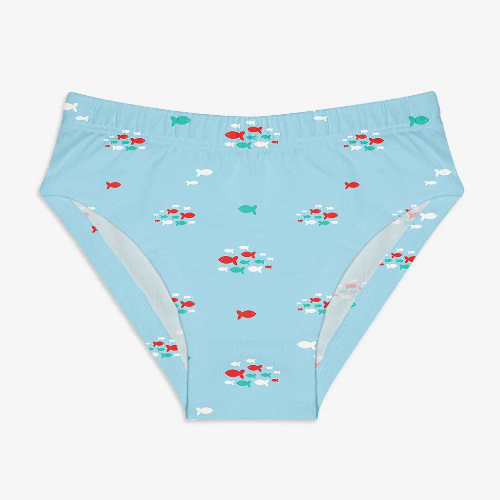 Young Girl Briefs -3 Pack (Sea-Saw)