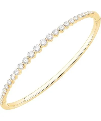 Zales 2 CT. T.w. Certified Lab-Created Diamond Bangle in 10K Gold