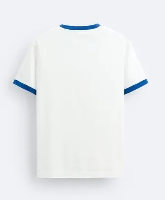 ZARA  |Cotton Short Sleeves T-Shirts