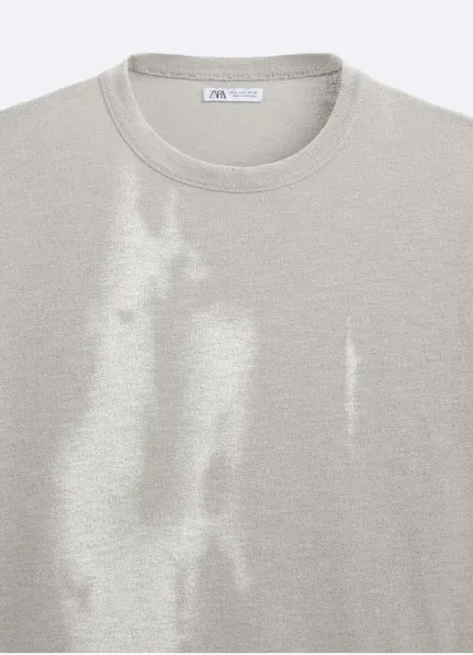 ZARA  |Tie-dye Cotton Short Sleeves T-Shirts